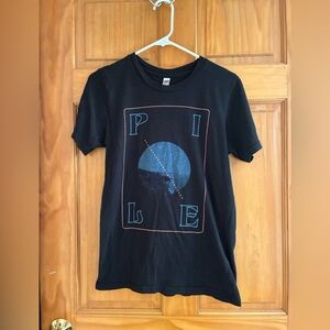 Pile Band Merch T-Shirt Women Size Small